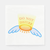 スリープモードのハロー飛んでいるとウィングを妨害しない スタンダードランチョンナプキン (正面)