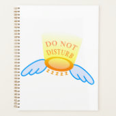 スリープモードのハロー飛んでいるとウィングを妨害しない プランナー手帳 (正面)