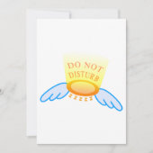 スリープモードのハロー飛んでいるとウィングを妨害しない 招待状 (正面)