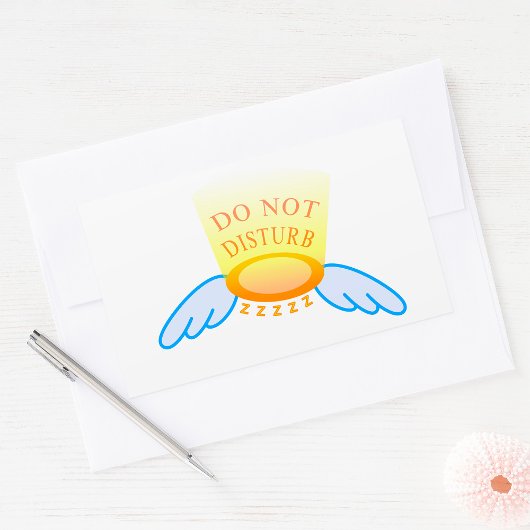 スリープモードのハロー飛んでいるとウィングを妨害しない 長方形シール