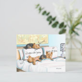 スリープヨークシャーテリア ポストカード (スタンド正面)