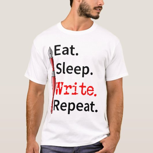 スリープリピー食べトライター Tシャツ (正面)