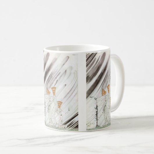 スリープリンセスズインブルーマウンテンバイケイニールセン コーヒーマグカップ (正面右)