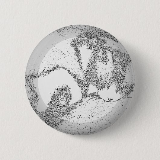 スリープ子猫の概要 缶バッジ (正面)