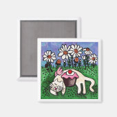 スリープ子猫エンジェルマグネット マグネット (正面/裏面)