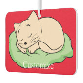スリープ子猫サンダー_コーブ カーエアーフレッシュナー (左)