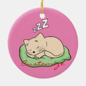 スリープ子猫サンダー_コーブ セラミックオーナメント (裏面)