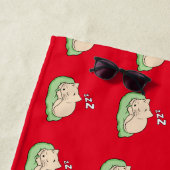 スリープ子猫サンダー_コーブ ビーチタオル (インサイチュ)