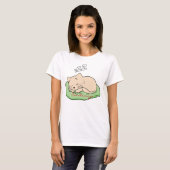 スリープ子猫サンダー_コーブ Tシャツ (正面フル)