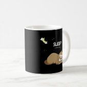 スリープ承認ナマケモノ - 寝間着 - 眠り コーヒーマグカップ (正面右)