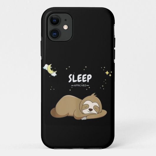 スリープ承認ナマケモノ - 寝間着 - 睡眠 Case-Mate iPhoneケース (裏面)