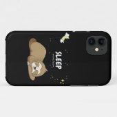 スリープ承認ナマケモノ - 寝間着 - 睡眠 Case-Mate iPhoneケース (裏面(横))