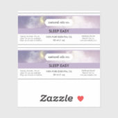 スリープ簡単エッセンシャル油フレグランスボトルラベル シール (シート)