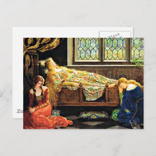 スリープ美しいアートワーク ポストカード (正面/裏面)