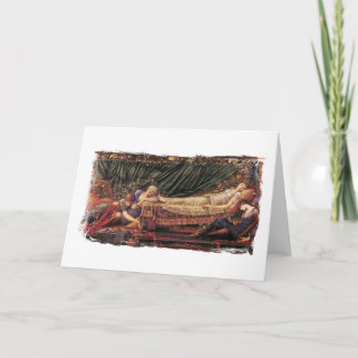 スリープ美しいグリーティングカード カード