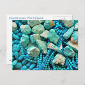 スリープ美しいターコイズ ポストカード (正面/裏面)