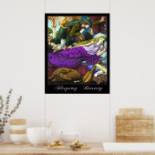 スリープ美しいバイウォルタークレーン ポスター (キッチン)