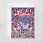 スリープ美しい、カバーアート、ヴァンカスペル ポストカード (正面/裏面)