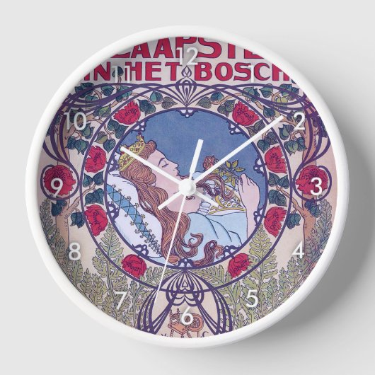 スリープ美しい、カバーアート、ヴァンカスペル 壁時計 (正面)