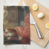 スリープ美しい(John Collier) キッチンタオル (四つ折り)