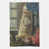 スリープ美しい(John Collier) キッチンタオル (縦)