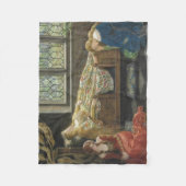 スリープ美しい(John Collier) フリースブランケット (正面)