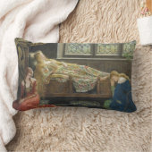 スリープ美しい(John Collier) ランバークッション (ブランケット)