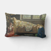 スリープ美しい(John Collier) ランバークッション (裏面)