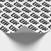 スリープ解除（黒） ラッピングペーパー (角)