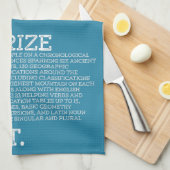 スリープ食べは繰り返しメモリマスターサイクルを記憶1 キッチンタオル (四つ折り)