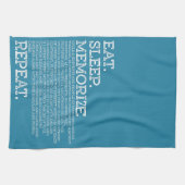 スリープ食べは繰り返しメモリマスターサイクルを記憶1 キッチンタオル (横)