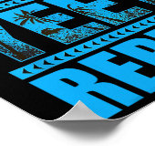 スリープ食べイエーの繰り返しヴィンテージ ポスター (角)