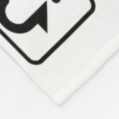 スリープ食べウォータースキリピート水スキーウォータースキーWa フリースブランケット (角)