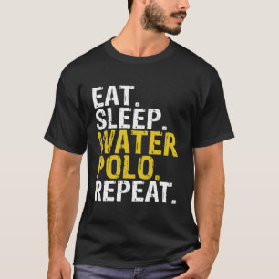 スリープ食べウォーターポロのリピートのギフト Tシャツ