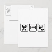 スリープ食べキテサーフィン ポストカード (正面/裏面)