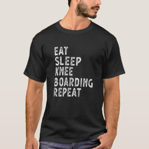スリープ食べクネボーディングリピーターアイディア Tシャツ