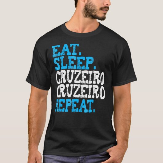 スリープ食べクルゼイロリピート Tシャツ (正面)