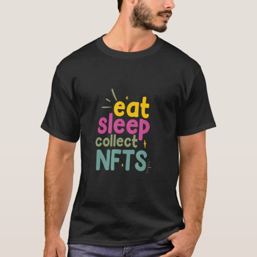 スリープ食べコレクトNFTS Tシャツ (正面)