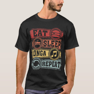 スリープ食べコンガリピート Tシャツ