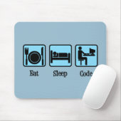 スリープ食べコード マウスパッド (マウス)