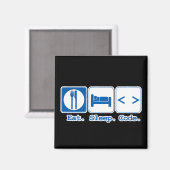 スリープ食べコード(html) マグネット (正面/裏面)