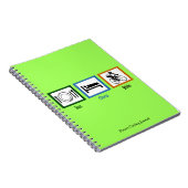 スリープ食べサイクリング ノートブック (右側)