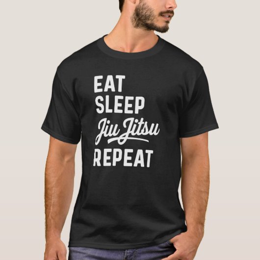 スリープ食べジウ実繰り返し Tシャツ (正面)