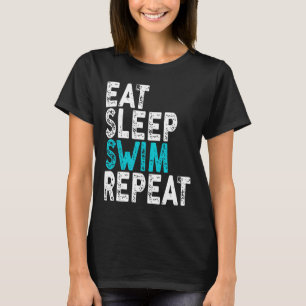 スリープ食べスイムリピーターT型 Tシャツ