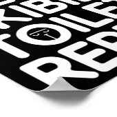 スリープ食べスキビディトイレリピートおもしろいミームヴィンテージ ポスター (角)