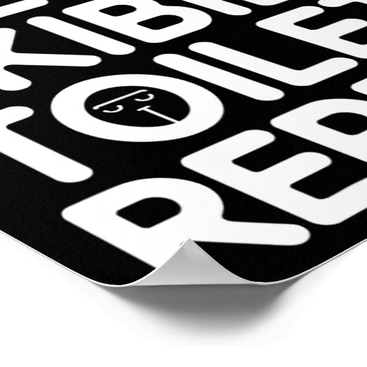 スリープ食べスキビディトイレリピートおもしろいミームヴィンテージ ポスター (角)