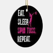スリープ食べスピントスリピートフラグカラーガード セラミックオーナメント (右)
