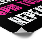 スリープ食べスピントスリピートフラグカラーガード ポスター (角)