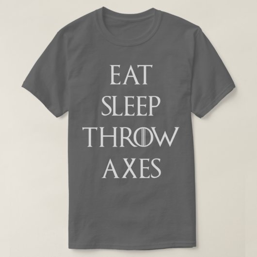 スリープ食べスロー軸 Tシャツ (デザイン正面)