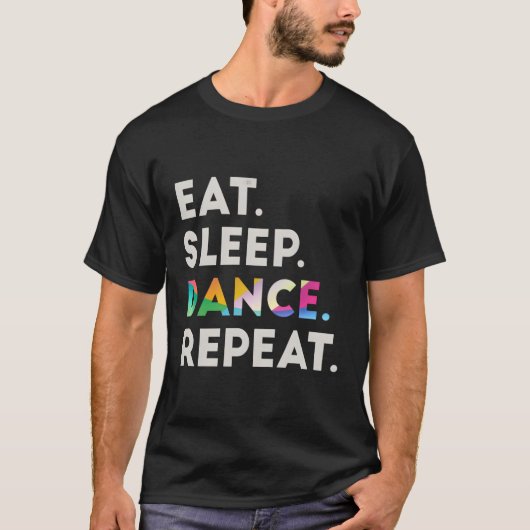 スリープ食べダンスリピーター2 Tシャツ (正面)